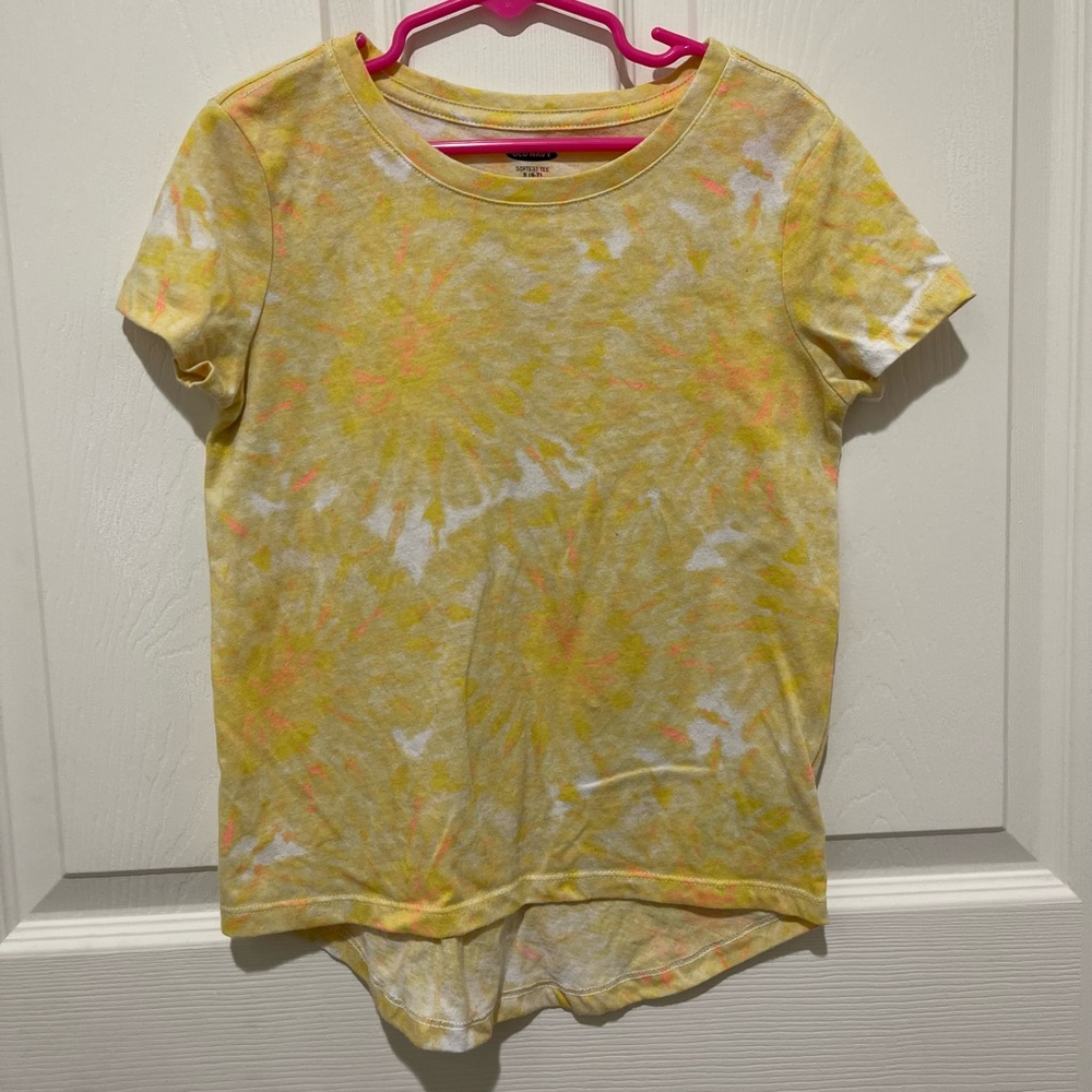 Old Navy Yellow Tie Dye Shirt